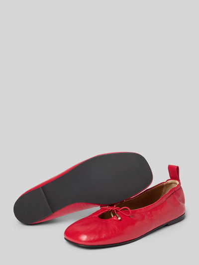ALOHAS Ballerina mit Ziernaht Modell 'ROSALIND' Rot 4