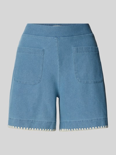 ICHI Shorts mit Eingrifftaschen Jeansblau 2