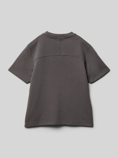 Garcia T-Shirt mit Label-Print Graphit 3