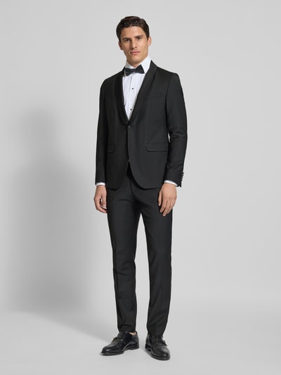 CG - Club of Gents Regular Fit Smoking-Sakko mit Schalkragen Modell 'Pharrel' Black 1