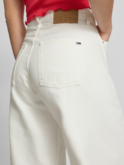 Tommy Jeans Barrel Fit Jeans aus reiner Baumwolle Weiss 3