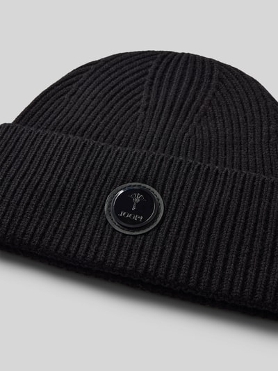 JOOP! Collection Beanie mit Label-Badge Modell 'Feranto' Black 2