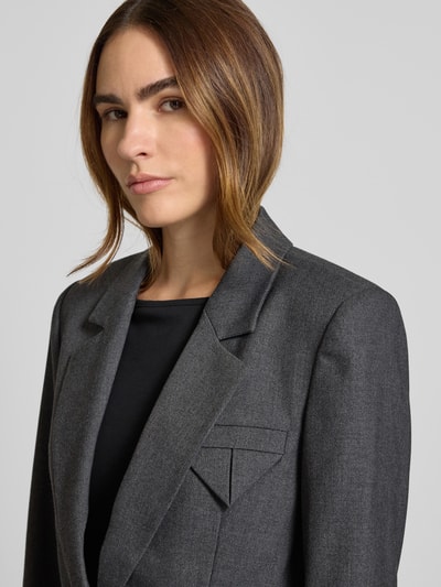 Copenhagen Muse Regular Fit Blazer mit Reverskragen Modell 'TAILOR' Dunkelgrau Melange 3