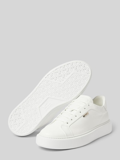 Antony Morato Leren sneakers met labelapplicatie, model 'ARTEM' Wit - 4