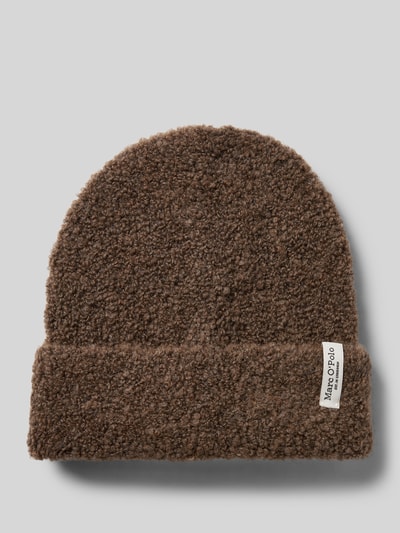 Marc O'Polo Czapka z mieszanki wełny i wełny z alpaki  Ciemnobrązowy 1