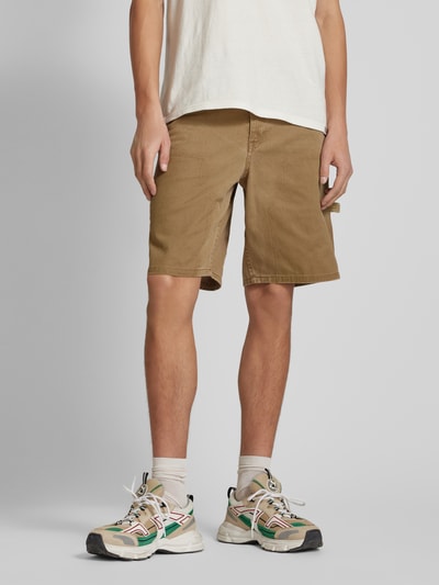 KARL KANI Regular Fit Shorts im 5-Pocket-Design Camel 4