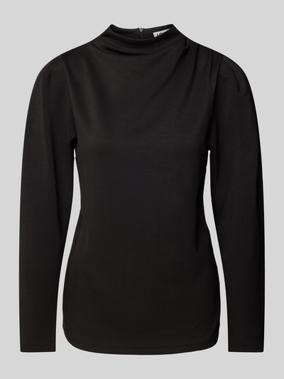 ICHI Sweatshirt mit Stehkragen Modell 'NAIDA' Black 2