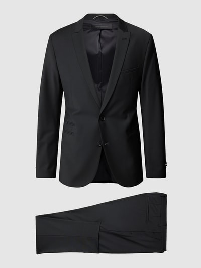 Drykorn Anzug mit Kissing Buttons Black 2