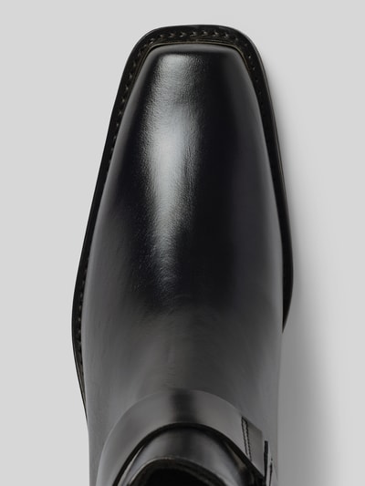 Anine Bing Boots aus Rindsnappa mit Metallspitze Black 3