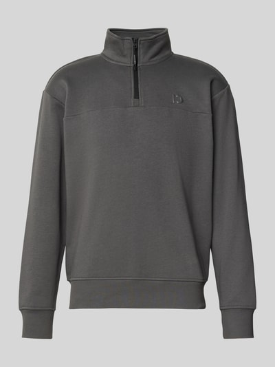 Tom Tailor Denim Regular Fit Sweatshirt aus Baumwoll-Mix Anthrazit 2