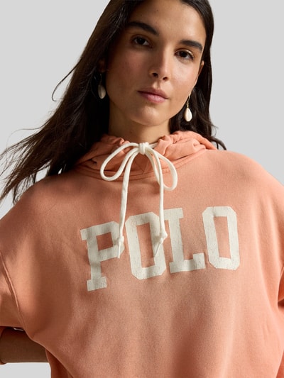 Polo Ralph Lauren hoodie in relaxed fit van katoenmix Koraal - 3