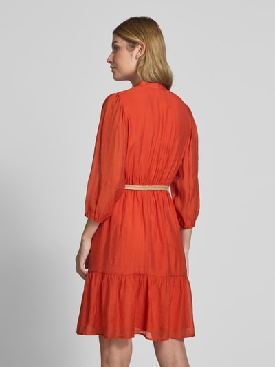 Christian Berg Woman Selection Knielanges Kleid aus Viskose-Mix Dunkelorange 5