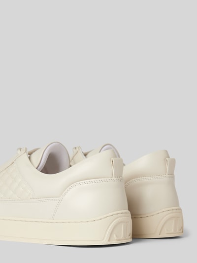 Leandro Lopes Ledersneaker mit Strukturmuster Modell 'Faisca' Offwhite 2