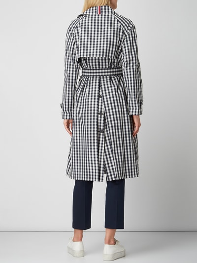 Tommy Hilfiger Trenchcoat met stolpplooi - waterafstotend Donkerblauw - 6