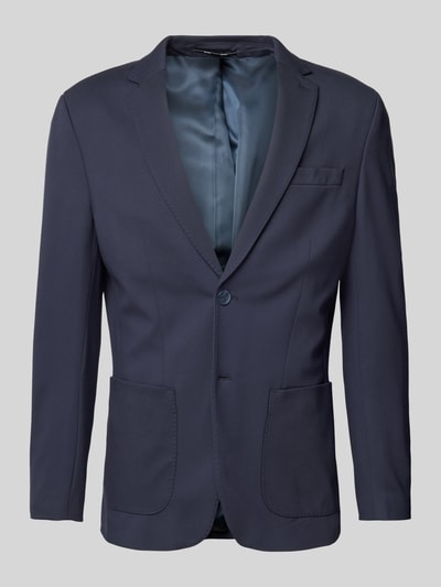 SELECTED HOMME Slim Fit Sakko mit Reverskragen Modell 'DELON' Dunkelblau 2