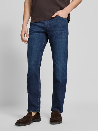 BOSS Orange Slim fit jeans in 5-pocketmodel, model 'DELAWARE' Jeansblauw - 4