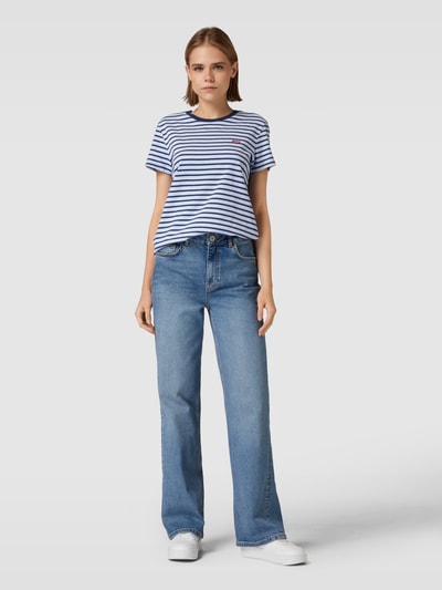 Levi's® T-Shirt mit Streifenmuster Hellblau 1