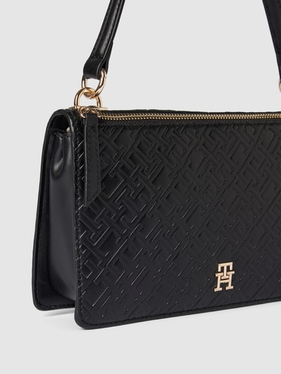 Tommy Hilfiger Umhängetasche mit Allover-Label-Muster Black 3