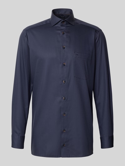 OLYMP Regular Fit Business-Hemd aus reiner Baumrolle Marine 2