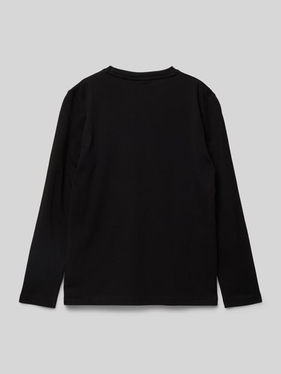 Boss Longsleeve mit Label-Print Black 3