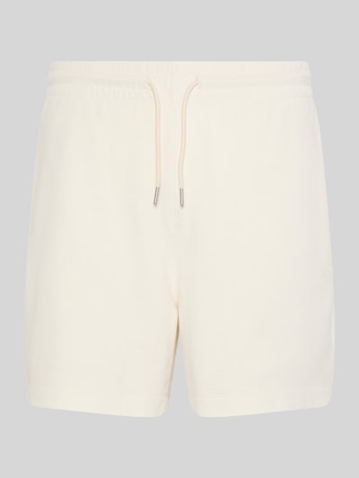Calvin Klein Jeans Sweatshorts mit Tunnelzug Offwhite 2