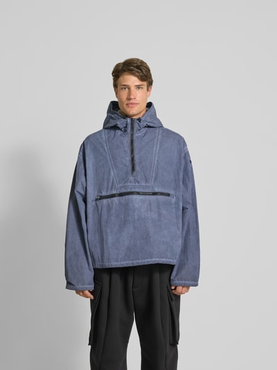 Diesel Jacke mit Kapuze Blau 4