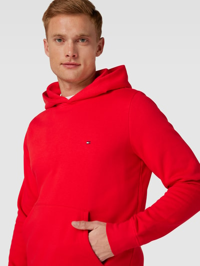 Tommy Hilfiger Hoodie mit Logo-Stitching Modell 'FLAG' Rot 3