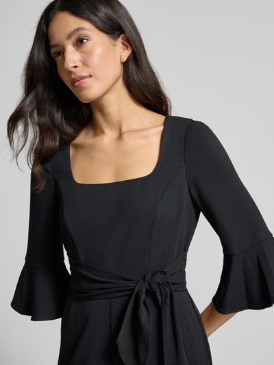 Adrianna Papell Jumpsuit mit Karree-Ausschnitt Black 3