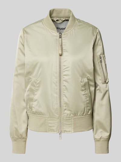 IQ Studio Bomberjacke mit Zweiwege-Reißverschluss Khaki 2