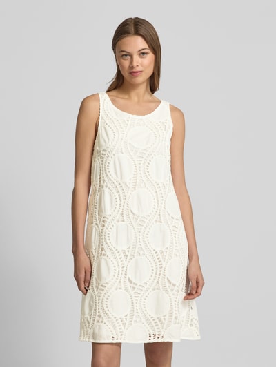 ROBE LÉGÈRE Minikleid mit Häkelspitze Offwhite 4
