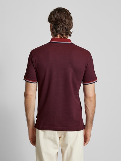 Tom Tailor Regular Style Poloshirt mit Label-Print Gruen 5