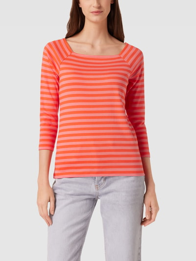 Tom Tailor Longsleeve mit U-Boot-Ausschnitt Rot 4