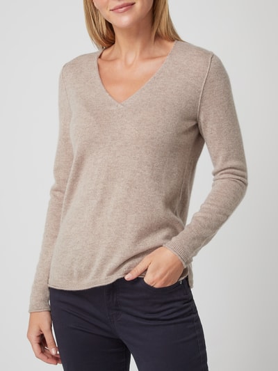 Christian Berg Woman Pullover van kasjmier Hazelnoot gemêleerd - 4