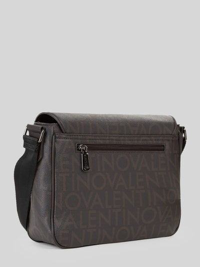 Valentino Bags Umhängetasche mit Label-Prägung Modell 'KING' Dunkelbraun 2
