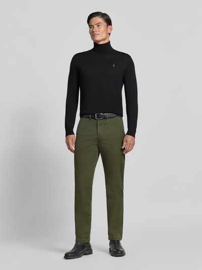 Polo Ralph Lauren Regular Fit Rollkragenpullover aus reiner Wolle Black 1