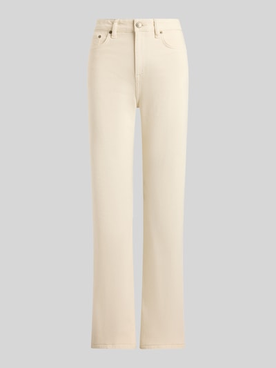 Lauren Ralph Lauren straight fit jeans van katoenmix Ecru - 2