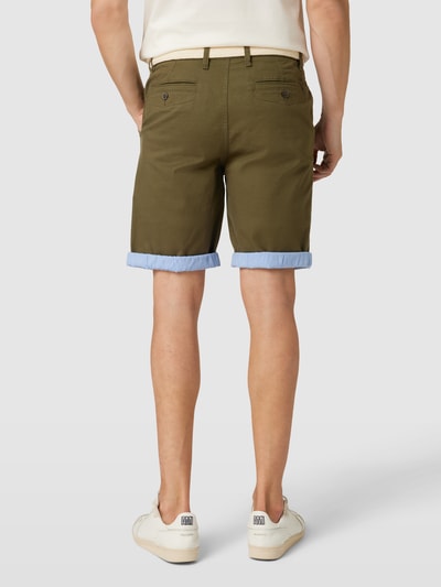 MCNEAL Spodnie chinosy z wpuszczanymi kieszeniami w stylu francuskim Oliwkowy 5