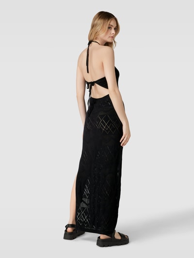 REVIEW Tricotjurk met cut-out Zwart - 5
