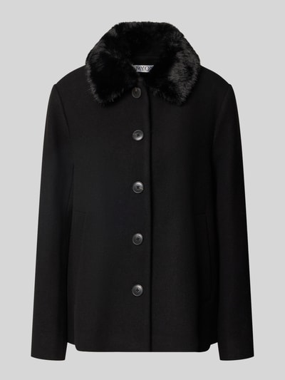 MYON Regular Fit Jacke mit durchgängiger Knopfleiste Black 2