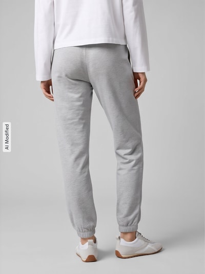 s.Oliver RED LABEL Relaxed fit sweatpants van katoenmix - s.Oliver x Heidi Klum Lichtgrijs - 5