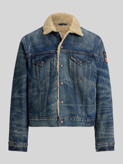 Polo Ralph Lauren Jeansjacke mit Teddykragen aus reiner Baumwolle Jeansblau 2