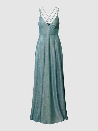 Jake*s Cocktail Abendkleid mit V-Ausschnitt Ocean 2