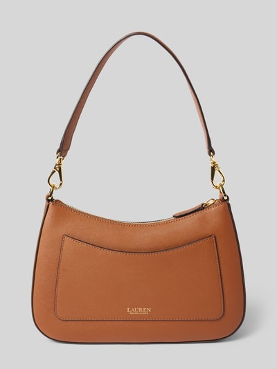 Lauren Ralph Lauren Handtasche mit Label-Applikation Modell 'DANNI' Cognac 4