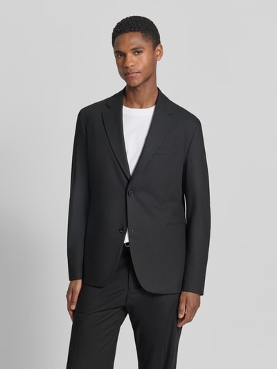 DRYKORN Sakko mit Reverskragen und Brustleistentasche Modell 'CATORY' Black 4