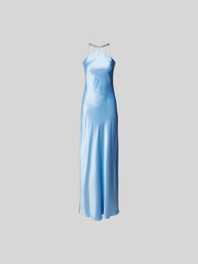 Staud Maxikleid mit Neckholder Hellblau 1