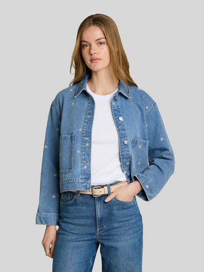 Tom Tailor Denim Regular fit jeansjack van puur katoen Jeansblauw - 4
