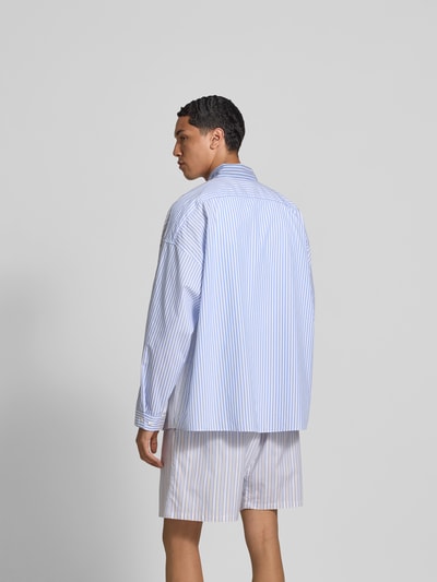 Marni Regular Fit Freizeithemd mit Kentkragen Hellblau 5