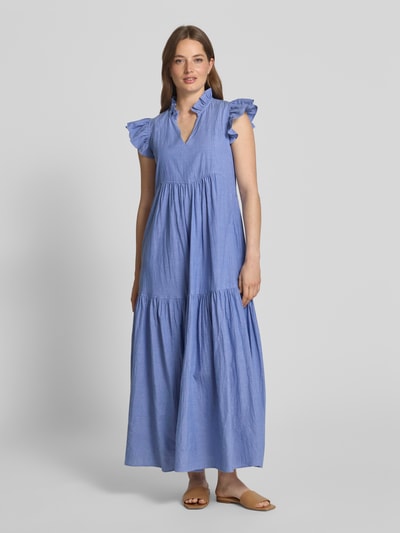 MOS MOSH Midikleid im Stufen-Look Modell 'Waldy' Offwhite 4