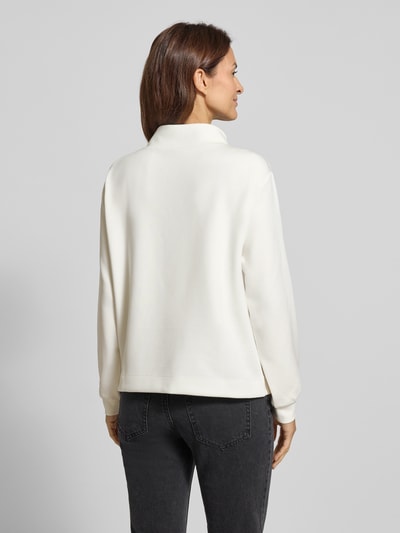 monari Sweatshirt mit Strukturmuster Offwhite 5