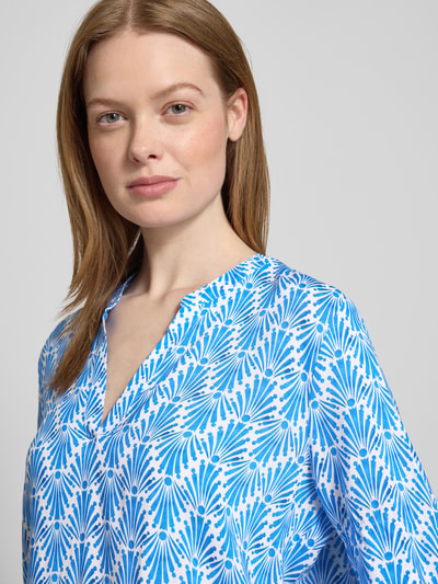 ETERNA Bluzka o kroju relaxed fit z rękawem 1/2 Niebieski 3